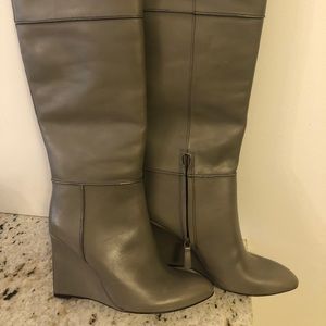Tory Burch high wedge leather boots